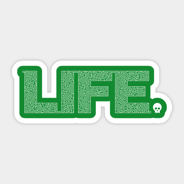 Life is Amazing Sticker by Thepapercrane